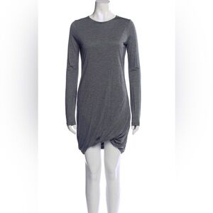 Acne Charcoal Emilia Long Sleeve Dress
